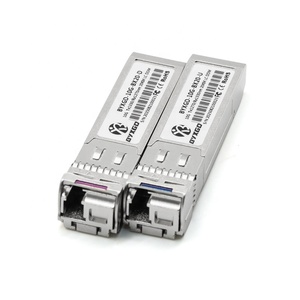 Oem ODM 10 gam kép/sợi đơn 1270/1330nm 1310/1550nm 20km SM LR SFP + mô-đun Tương thích với KHÁC NHAU thương hiệu chuyển đổi thu phát - Product Image 1