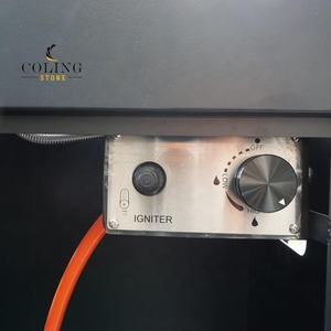 ColingLiving COLL001 16.5 pollici <span class=keywords><strong>gpl</strong></span> acciaio nero firepit cube caminetti indipendenti da esterno - Product Image 5