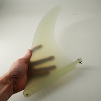 Ailerons de surf CNC haute performance de 8 pouces, logo personnalisé OEM, fabrication CNC, pour longboard