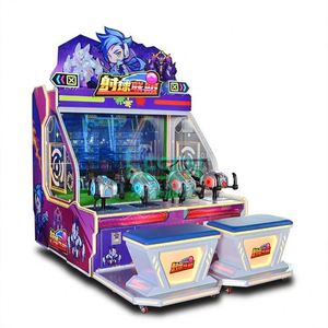 Jeu d'arcade à monnayeur 4 stations de tir de balles, équipement de récompense commercial pour centre de divertissement familial - Product Image 2