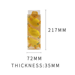 Set di uova per il trucco di bellezza a <span class=keywords><strong>vela</strong></span> piena-Avocado alla fragola di pesca di Mango disegna polvere gigante in PVC morbido Non commestibile - Product Image 6