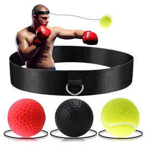 Balle <span class=keywords><strong>de</strong></span> <span class=keywords><strong>boxe</strong></span> à réaction <span class=keywords><strong>de</strong></span> vitesse montée sur la tête pour le combat et l'entraînement Sanda Balle anti-stress en mousse <span class=keywords><strong>de</strong></span> cuir PU pour produit <span class=keywords><strong>Amazon</strong></span> - Product Image 1