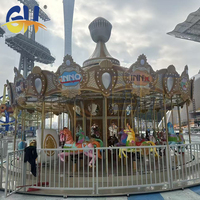 Manège forain à 36 places avec rotation électrique pour projets de manèges de parcs d'attractions et applications commerciales