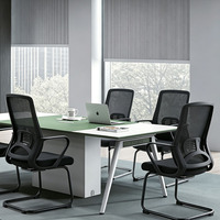 Chaise de bureau de haute qualité avec dossier ventilé en maille et soutien lombaire pour les employés de salle de conférence, vente en gros disponible