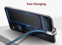 Câble USB 180 vers Type C, 2.0 degrés, Charge rapide, transfert de données, compatible avec les jeux vidéo