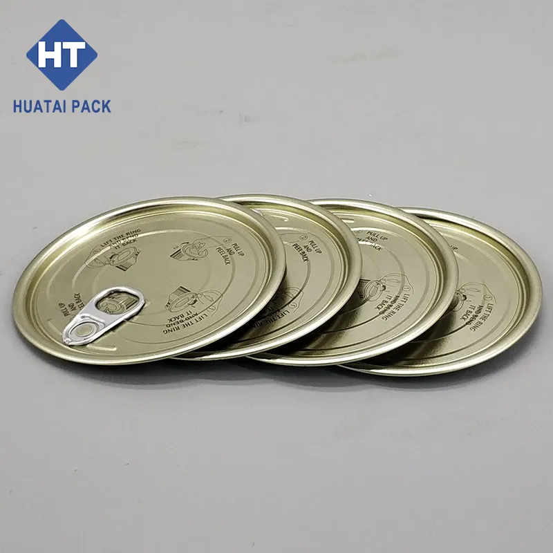 Tapas de latas de metal al por mayor, gran oferta, fácil de abrir de 165mm tapa de hojalata, tapas de latas