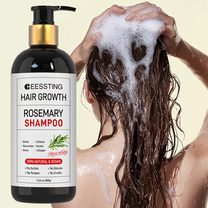 Champú Natural de Marca Propia con Biotina Orgánica, Anticaspa, para el Crecimiento del Cabello, Relajante, con Romero y Menta, Sin Sulfatos - Product Image 5