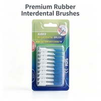 Brosses interdentaires en silicone souple multi-usages, 40 pièces, cure-dents portables pour le nettoyage des dents, haleine fraîche, brosses interdentaires souples