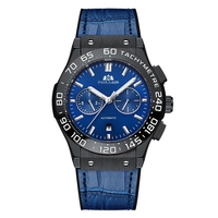 Paulareis montre automatique hommes lunette en céramique boîtier lumineux mouvement mécanique cuir bracelet en caoutchouc titane Fiber de carbone luxe