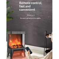 Cheminée électrique à flamme 3D réaliste de style européen, construction métallique, pour villas, maisons, salons, encastrable