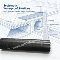 SBS Sandoberflächen-modifizierte Bitumen-Selbstklebende Wasserdichte Membran mit Chinesischem Design 5 Jahre Garantie für Dachunterlage