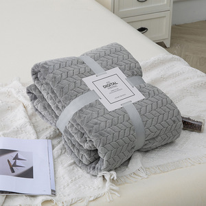 Premium Soft Warm Striped Fleece <b>Throw</b> Blanket Modern Home Styling for Lounge Bedroom and Couch - Product Image 4