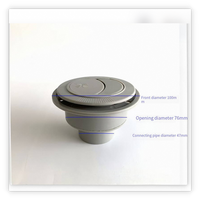 Aérateur rotatif universel pour bus et camping-car / Sortie d'air à persiennes circulaires / Aérateur de climatisation pour tableau de bord