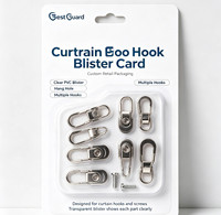 Emballage sous blister personnalisé pour porte-clés en métal, emballage sous blister transparent en PET pour pièces promotionnelles et cadeaux