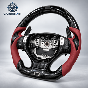 Volante Personalizado de Fibra de Carbono y Cuero para Lexus ES NX10 2014 a 2022 GS F10 2015 a IS250 IS350 2013 2020 Serie CT10 - Product Image 4