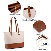 LOVEVOOK Vente en Gros Dropshipping 2021 Sacs de Luxe Designers pour Femme Fourre-tout Sacs à Main et Portefeuilles pour Femme Ensemble Sacs à Main Dame