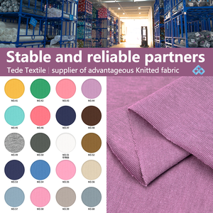 도매 160gsm 100% 순면 니트 부드러운 통기성 저지 원단 티셔츠 속옷 라운지웨어 의류용 - Product Image 4