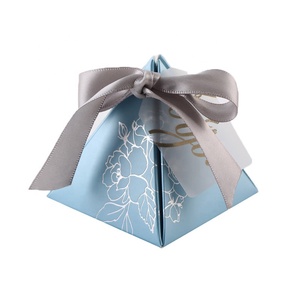 CSMD Fabricants chinois de boîtes à bonbons en gros, emballages vides pour desserts, cadeaux de mariage, boîtes à biscuits, chocolats, boîtes pyramides fantaisie pour mariage - Product Image 1