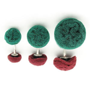 Rueda de pulido de vástago de 6mm, Mini taladro, cepillo abrasivo, Estropajos para accesorios de herramientas rotativas <span class=keywords><strong>Dremel</strong></span> - Product Image 2