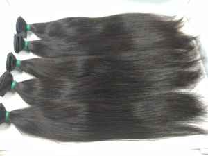 Extensiones de cabello humano Remy de primera calidad, venta directa de fábrica, paquete de trama de alta calidad de Color Natural de onda recta sedosa - Product Image 4