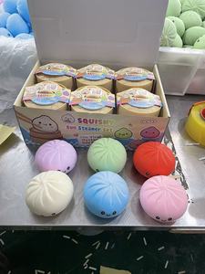 ¡Gran Venta! Fabricante OEM al por mayor! Dumplings de Gelatina Personalizados, BaoZi Juguete para apretar - Product Image 4