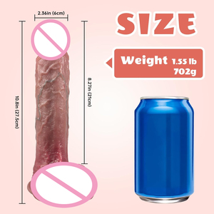 Dildo Realistico in Silicone con Prepuzio Scorrevole e Testicoli Mobili, Stimolatore Punto G, Impermeabile, Giocattolo Sessuale per Principianti e Esperti - Product Image 3
