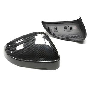 Cubiertas de espejos de repuesto de fibra de carbono seca 3K con opción de asistencia lateral para Audi A4 S4 RS4 A5 S5 RS5 B9 - Product Image 3