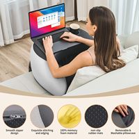 Mousse à mémoire travail jeu multifonctionnel Table ordinateur portable bureau oreiller coussin voyage bureau ordinateur portable bureau lecture oreiller pour ordinateur portable