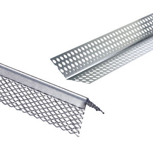 Perles en maille d'angle industrielles Perles d'angle en aluminium Acier inoxydable Plâtre galvanisé Protection des murs Perles d'angle en maille pour cloisons sèches - Product Image 2