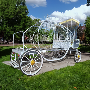 Coche fúnebre eléctrico clásico moderno elegante coche fúnebre eléctrico tirado por caballos coche fúnebre en venta - Product Image 6