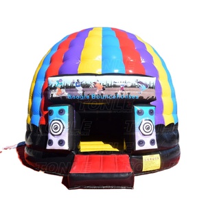 Tùy Chỉnh Khổng Lồ Âm Nhạc Nhảy Múa <span class=keywords><strong>Disco</strong></span> Inflatable Lâu Đài <span class=keywords><strong>Bouncy</strong></span> Để Bán - Product Image 1