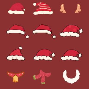 Topi mewah Santa Claus dewasa untuk dekorasi liburan Natal topi anak Tahun Baru senang dalam kemasan tas - Product Image 6