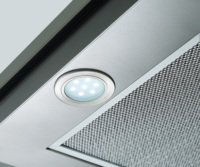 벽 마운트 범위 후드 굴뚝 추출기 연기 배기 섬 주방 범위 밥솥 후드 전기 OEM 가정용 2X1.5 LED 220