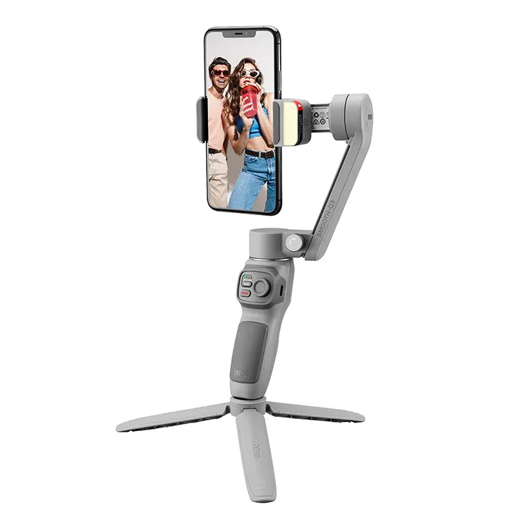 ZHIYUN SMOOTH Điện Thoại 3 Trục 3 Trục Gimbal Ổn Định Cầm Tay Linh Hoạt Có Đèn Lấp Đầy Cho Điện Thoại Thông Minh iPhone Xiaomi Huawei Android Ce