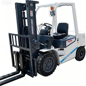 Bon prix, excellente qualité, chariot élévateur diesel d'occasion TCM FD35 de 3,5 tonnes avec pneus pleins en stock - Product Image 1