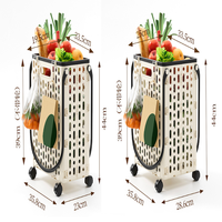 Nouvelle charrette multifonctionnelle pour légumes, petite remorque pliable, chariot de courses domestique, chariot de supermarché