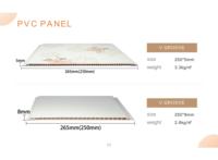 Panneau de plafond en PVC blanc brillant pour décoration intérieure mur intérieur ignifuge impression décorative hôtels hôpitaux centres commerciaux gymnases appartements