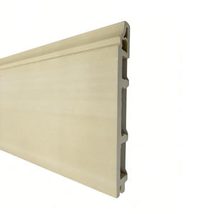 Plinthe décorative <span class=keywords><strong>en</strong></span> plastique WPC, ligne de moulures CD-10014, plinthe <span class=keywords><strong>en</strong></span> <span class=keywords><strong>bois</strong></span>, couleur <span class=keywords><strong>bois</strong></span> - Product Image 1