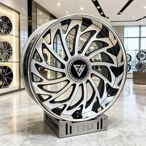 Jantes forgées personnalisées FHJ 2 pièces à 5 bras pour Audi 19 20 21 22 23 pouces 5X112 Monoblock pour Audi A4 S4 RS5 <span class=keywords><strong>RS7</strong></span> B9 B8 - Product Image 2