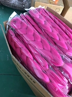 Cheveux pour tresses jumbo de 24 pouces, 100g, fibre haute température, doux, sans démangeaisons, tresses jumbo pour salon et styles DIY