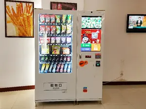 Distributeur automatique de snacks et boissons, distributeur automatique de boissons, combo, vente bon marché, boisson royale, cola