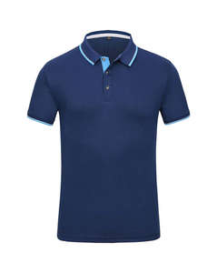 Camiseta de golf de secado rápido con impresión de logotipo personalizado en blanco liso, camisetas polo de poliéster para adultos y niños - Product Image 4