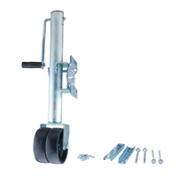 Boulon 1000lbs sur le cric en acier de remorque de bateau avec la double roue et le support de pivot pour le remorquage