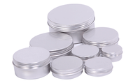 Pot en aluminium de qualité supérieure, recyclable, de qualité alimentaire, avec couvercle magnétique à vis, capacité personnalisable (4oz, 2oz), logo personnalisable, pour épices et usage domestique