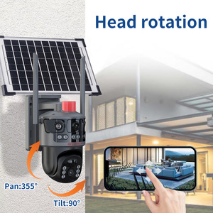 Vesafe ngoài trời 2 ống kính 4MP <span class=keywords><strong>CCTV</strong></span> PTZ giám sát di động wifi an ninh máy ảnh de seguridad bên ngoài V380 ống kính kép năng lượng mặt trời máy ảnh - Product Image 5