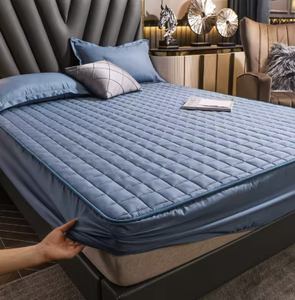 Bán Buôn Trực Tuyến Dày Nước Bằng Chứng Siêu Âm Giường Bìa Tùy Chỉnh Kích Thước Nệm Bảo Vệ Bìa Không Thấm Nước Khăn Ga Giường - Product Image 4