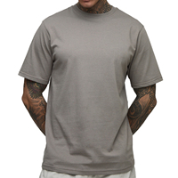 T-shirts en coton tricoté 100 % pur du fabricant, style urbain uni, 180 GSM, doux, décontractés, design personnalisé, respirants, pour hommes, vierges, haute qualité