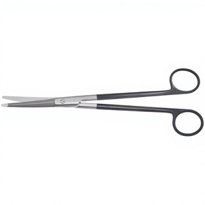 Ciseaux faciaux à lame dentelée SuperCut de la marque Rees, ciseaux chirurgicaux en acier inoxydable courbés pour couper les tissus faciaux et diséquer, par Vaslcare - Product Image 1