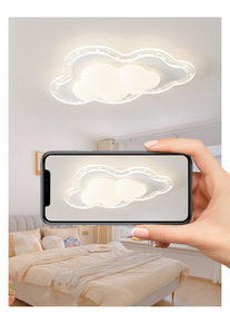Vente en gros en usine Éclairage Led blanc bleu moderne Décoration d'intérieur Plafonnier nuage Lumière pour salon - Product Image 2