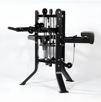Alat Latihan Otot Lengan & Dada Gym Fitness Adjustable Steel Pin Loaded Front Arm & Chest Workout Trainer Forearm Machine